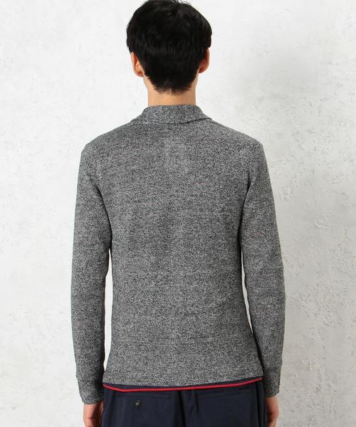 green label relaxing（グリーンレーベルリラクシング）の「KC ◎LI TUCK SHAWL/カーディガン◆（カーディガン/ボレロ・メンズ・グレー/ネイビー・SMALL/LARGE/MEDIUM/X-LARGE）」の3枚目の写真