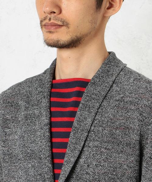 green label relaxing（グリーンレーベルリラクシング）の「KC ◎LI TUCK SHAWL/カーディガン◆（カーディガン/ボレロ・メンズ・グレー/ネイビー・SMALL/LARGE/MEDIUM/X-LARGE）」の13枚目の写真