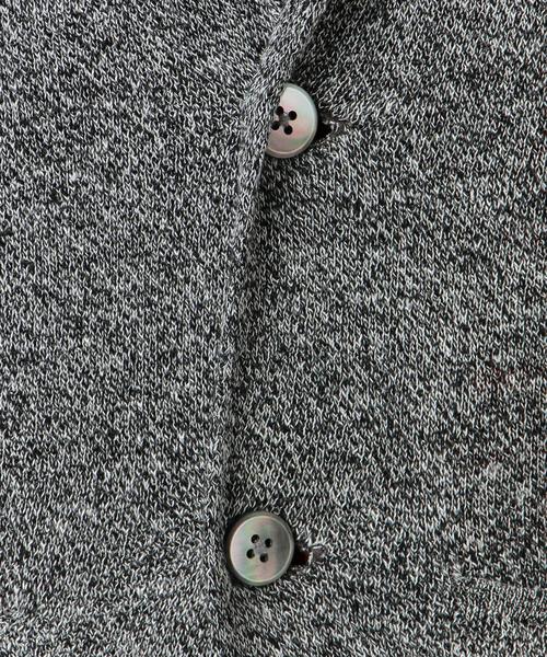 green label relaxing（グリーンレーベルリラクシング）の「KC ◎LI TUCK SHAWL/カーディガン◆（カーディガン/ボレロ・メンズ・グレー/ネイビー・SMALL/LARGE/MEDIUM/X-LARGE）」の5枚目の写真