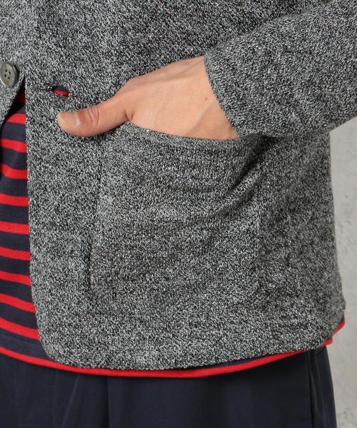 green label relaxing（グリーンレーベルリラクシング）の「KC ◎LI TUCK SHAWL/カーディガン◆（カーディガン/ボレロ・メンズ・グレー/ネイビー・SMALL/LARGE/MEDIUM/X-LARGE）」の6枚目の写真