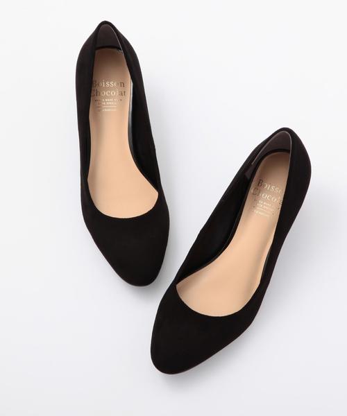 Boisson Chocolat（ボワソンショコラ）の「＜＜WEB限定＞＞＜B＞BFC Sラウンドパンプス40（パンプス・レディース・ブラック/モカ/ネイビー/レッド/ライトブルー/ライトピンク/グレー/パープル・23.5cm/23cm/22cm/24.5cm/24cm/22.5cm/25cm）」の2枚目の写真