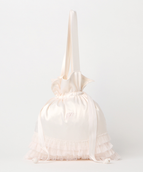 Gelato Pique ジェラートピケ の ミックスチュール巾着 ポーチ Wear