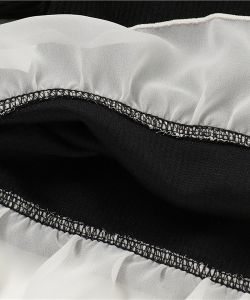 ROPE' PICNIC（ロペピクニック）の「【ROPE' PICNIC KIDS】起毛サカリバリボン付プルオーバー（Tシャツ/カットソー・キッズ・ブラック/サックスブルー/キナリ・110/100/120）」の9枚目の写真