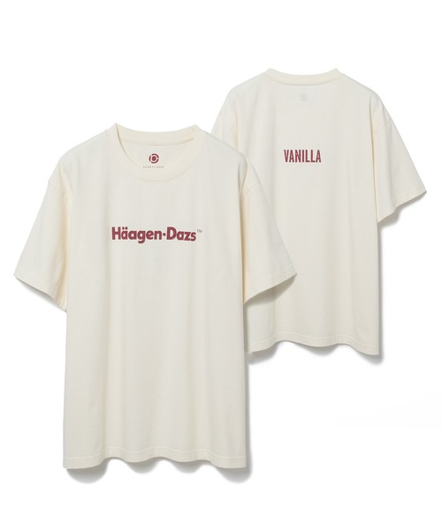 ADAM ET ROPE'(アダムエロペ)の「【Haagen-Daz×ADAM ET ROPE'×10C】T-shirts/UNISEX(Tシャツ/カットソー・メンズ・ブラック/ブラウン/キナリ・LL/L)」の2枚目の写真