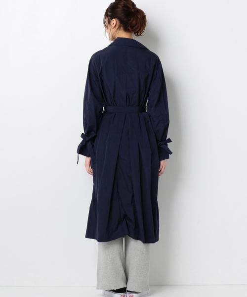 Another Edition（アナザーエディション）の「ﾀﾌﾀ TRENCH CT ◆（トレンチコート・レディース・ベージュ/ネイビー・MEDIUM/SMALL）」の3枚目の写真