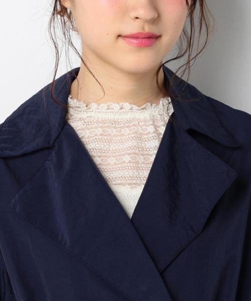 Another Edition（アナザーエディション）の「ﾀﾌﾀ TRENCH CT ◆（トレンチコート・レディース・ベージュ/ネイビー・MEDIUM/SMALL）」の7枚目の写真