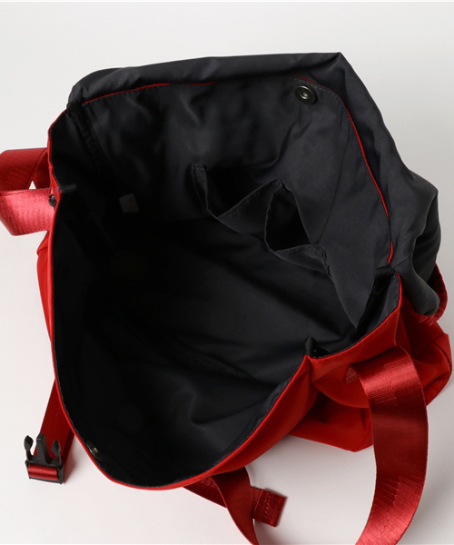 anello（アネロ）の「【anello】アネロ 高密度ナイロン風ショルダー L             （ショルダーバッグ・レディース・グレー/ブラック/オリーブ/レッド/ネイビー・ONE SIZE）」の12枚目の写真