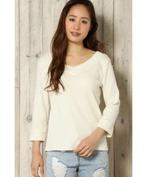 VENCEEXCHANGE | 無地両V7分袖(ニット/セーター)