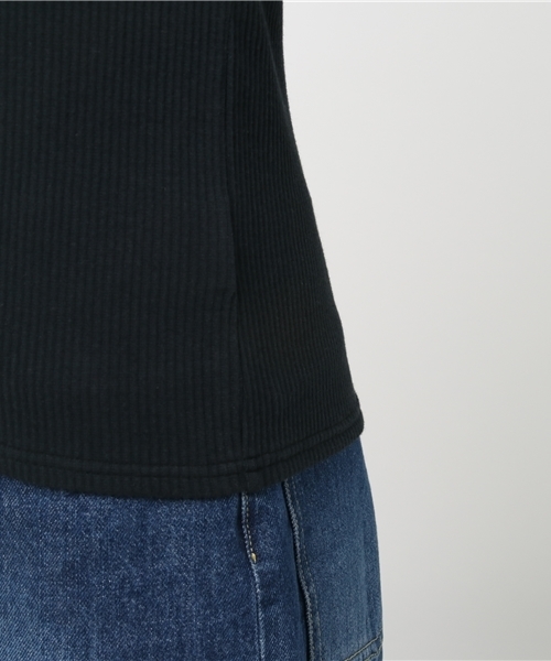 VENCEEXCHANGE（ヴァンスエクスチェンジ）の「無地両V7分袖（ニット/セーター・レディース・イエロー/ブラック/ライトブルー/オフホワイト・MEDIUM）」の5枚目の写真