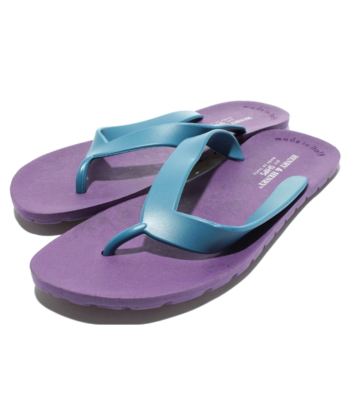 SHIPS（シップス）の「HENRY＆HENRY for SHIPS: ハナオ ビーチサンダル■（サンダル・メンズ・レッド/オレンジ/グリーン/パープル・39/41）」の2枚目の写真