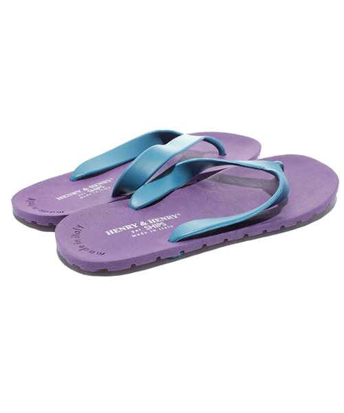 SHIPS（シップス）の「HENRY＆HENRY for SHIPS: ハナオ ビーチサンダル■（サンダル・メンズ・レッド/オレンジ/グリーン/パープル・39/41）」の7枚目の写真