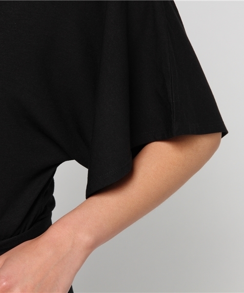 SLY（スライ）の「WIDE SLEEVE コンビネゾン（つなぎ/オールインワン・レディース・ブラック/ライトグレー/ブラウン・1/2）」の8枚目の写真