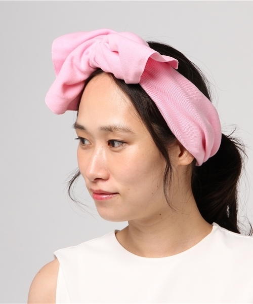 WC(ダブル シー)の「WC/ビックリボンヘアバンド(ヘアバンド・レディース・ピンク/パープル・FREE)」の8枚目の写真