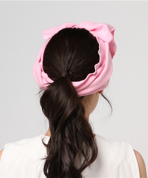 WC(ダブル シー)の「WC/ビックリボンヘアバンド(ヘアバンド・レディース・ピンク/パープル・FREE)」の4枚目の写真