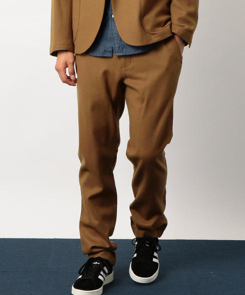 green label relaxing（グリーンレーベルリラクシング）の「CM ストレッチ サキソニー ナロー ユーティリティ パンツ ＜ストレッチ・撥水性＞ ◆（その他パンツ・メンズ・ネイビー/ブラウン/グレー/その他1・SMALL/MEDIUM/LARGE/X-LARGE）」の3枚目の写真