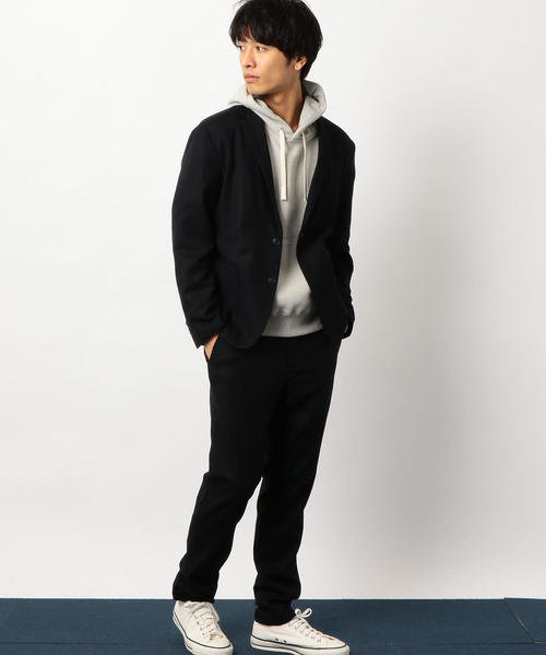 green label relaxing（グリーンレーベルリラクシング）の「CM ストレッチ サキソニー ナロー ユーティリティ パンツ ＜ストレッチ・撥水性＞ ◆（その他パンツ・メンズ・ネイビー/ブラウン/グレー/その他1・SMALL/MEDIUM/LARGE/X-LARGE）」の8枚目の写真