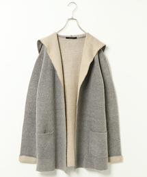 VENCEEXCHANGE | ウール混ニットフーディガン                (カーディガン/ボレロ)
