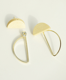 【paris】セミサークル2wayピアス