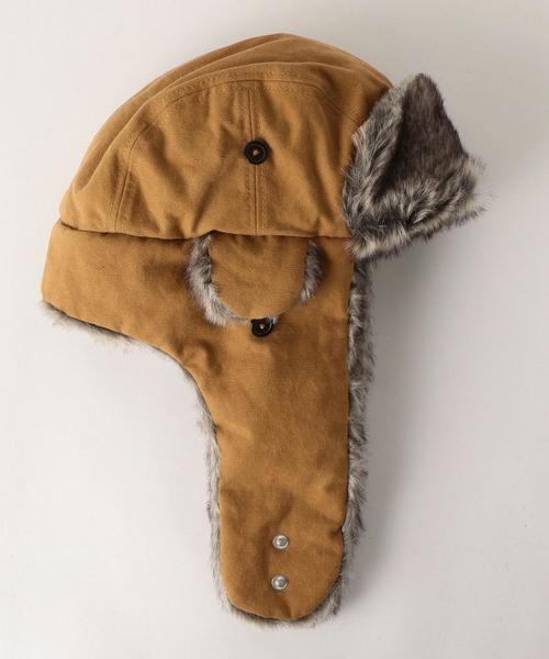 NEW ERA（ニューエラ）の「[ニューエラ] ST NEWERA DUCK トラッパーキャップ ◆（キャップ・メンズ・ブラック/ベージュ・FREE）」の3枚目の写真