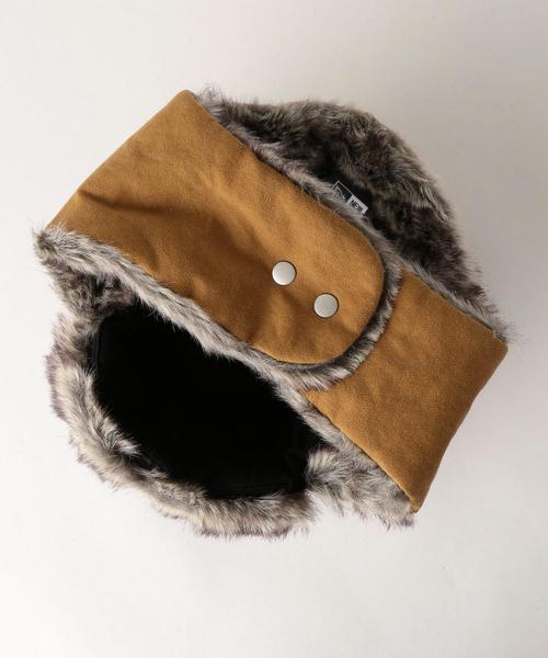 NEW ERA（ニューエラ）の「[ニューエラ] ST NEWERA DUCK トラッパーキャップ ◆（キャップ・メンズ・ブラック/ベージュ・FREE）」の6枚目の写真