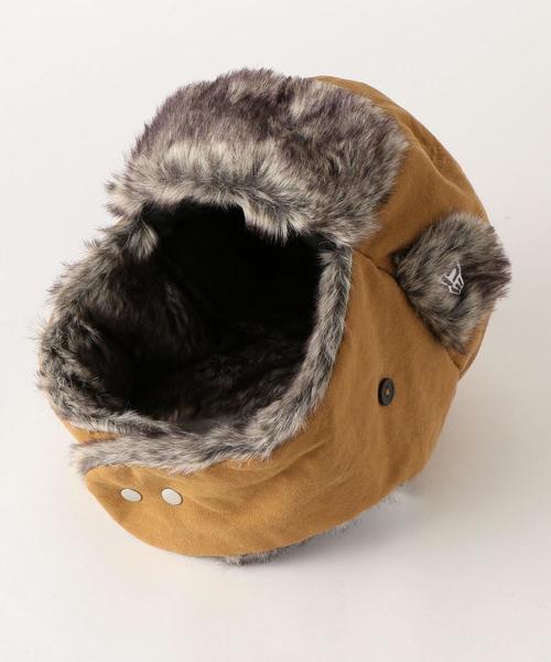 NEW ERA（ニューエラ）の「[ニューエラ] ST NEWERA DUCK トラッパーキャップ ◆（キャップ・メンズ・ブラック/ベージュ・FREE）」の7枚目の写真