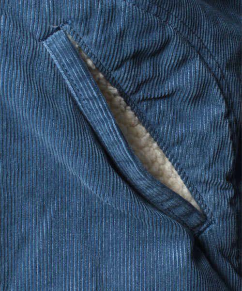 NANO universe(ナノユニバース)の「Wrangler(ラングラー)/ Wrangler別注ボアJKT(ブルゾン・メンズ・ブラック/ベージュ/グレイッシュベージュ/ブルー/ネイビー/ピンク・MEDIUM/LARGE)」の11枚目の写真