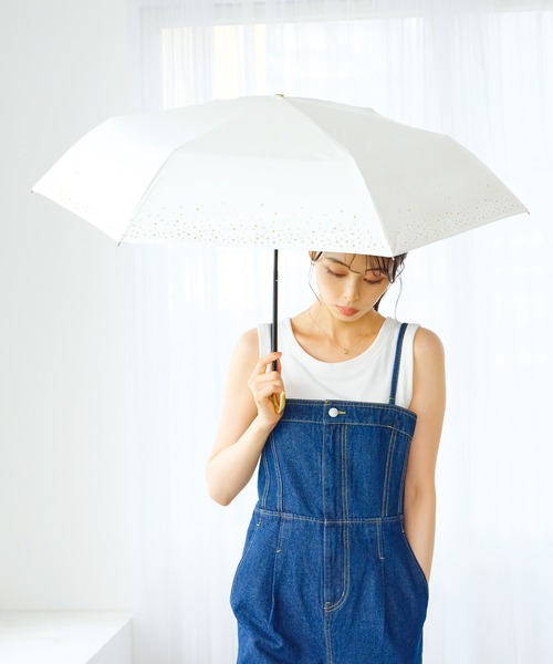 Wpc.（ダブリュピーシー）の「遮光リムスター ミニ（折りたたみ傘・レディース・ブラック/ネイビー/オフホワイト・FREE）」の6枚目の写真