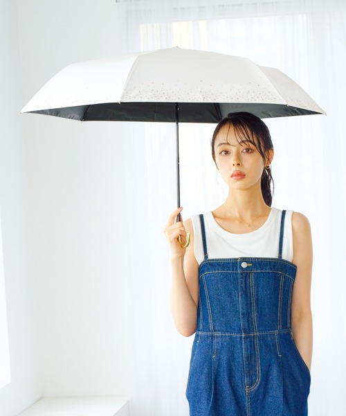 Wpc.（ダブリュピーシー）の「遮光リムスター ミニ（折りたたみ傘・レディース・ブラック/ネイビー/オフホワイト・FREE）」の7枚目の写真