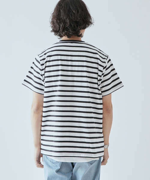 FRUIT OF THE LOOM（フルーツオブザルーム）の「【FRUIT OF THE LOOM/フルーツオブザルーム】別注3パックTシャツ/タンクトップ（Tシャツ/カットソー・メンズ・ホワイト×ブラック・S/M/L/XL）」の17枚目の写真