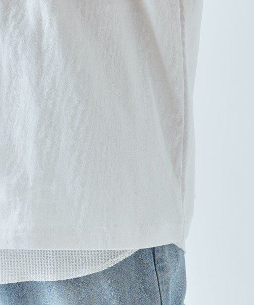 FRUIT OF THE LOOM（フルーツオブザルーム）の「【FRUIT OF THE LOOM/フルーツオブザルーム】別注3パックTシャツ/タンクトップ（Tシャツ/カットソー・メンズ・ホワイト×ブラック・S/M/L/XL）」の22枚目の写真