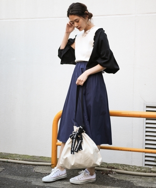 PAGEBOY(ページボーイ)の「2WAYフリルカーディガン(カーディガン/ボレロ・レディース・ライトグレー/ブラック/オフホワイト・FREE)」の19枚目の写真