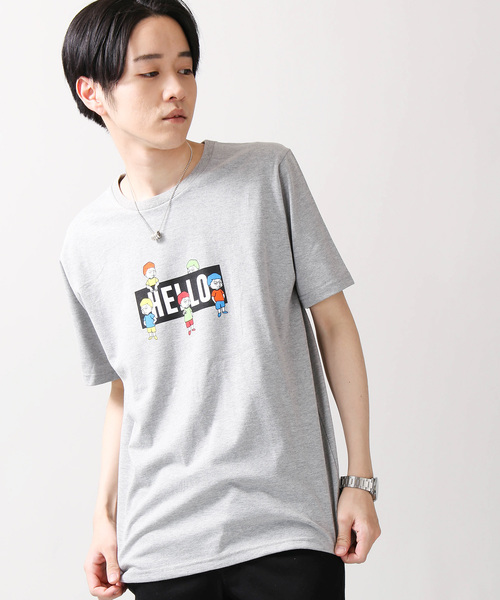 Wego ウィゴー の Wego Helloボックスプリントtシャツ Tシャツ カットソー Wear