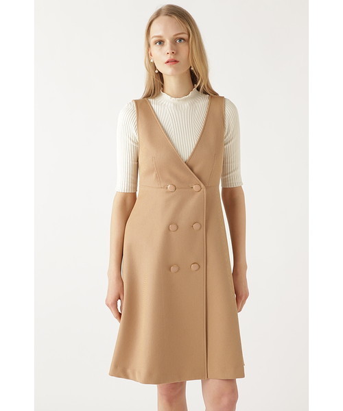 JILL STUART(ジルスチュアート)の「◆ベラツイルワンピース(ワンピース・レディース・ブラック/ベージュ・2/0/4)」の1枚目の写真