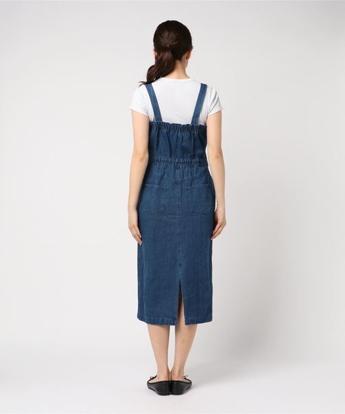 LOWRYS FARM（ローリーズファーム）の「マエボタンタイトキャミワンピ　801108（ワンピース・レディース・ブラック/ベージュ/ブルー・MEDIUM/LARGE）」の5枚目の写真