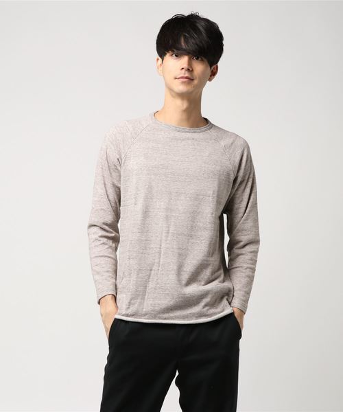Spinner Bait(スピナーベイト)の「☆【SPINNER BAIT】スピナーベイト ラフィトップ 裏毛 カットソー (102RF)(Tシャツ/カットソー)」|ブラウン
