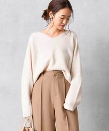 DouDou | 片畦プルオーバーニット(ニット/セーター)