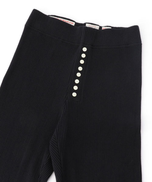 SHIPS（シップス）の「YOUNG&OLSEN:【SHIPS別注】リブトラウザーパンツ（その他パンツ・レディース・ブラック/パープル・ONE SIZE）」の10枚目の写真