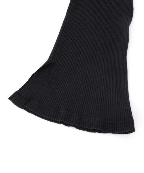 SHIPS（シップス）の「YOUNG&OLSEN:【SHIPS別注】リブトラウザーパンツ（その他パンツ・レディース・ブラック/パープル・ONE SIZE）」の8枚目の写真