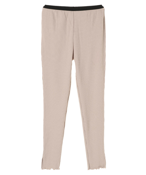 AMERICAN HOLIC（アメリカンホリック）の「・リブパンツ（レギンス/スパッツ・レディース・チャコールグレー/ブラック/ベージュ系その他/キャメル・M/L）」の18枚目の写真