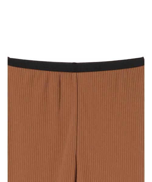 AMERICAN HOLIC（アメリカンホリック）の「・リブパンツ（レギンス/スパッツ・レディース・チャコールグレー/ブラック/ベージュ系その他/キャメル・M/L）」の14枚目の写真