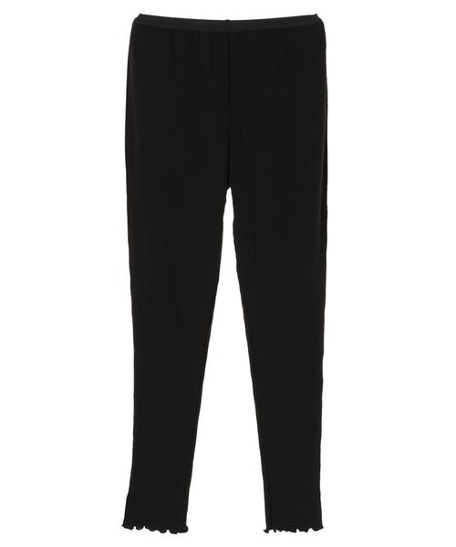 AMERICAN HOLIC（アメリカンホリック）の「・リブパンツ（レギンス/スパッツ・レディース・チャコールグレー/ブラック/ベージュ系その他/キャメル・M/L）」の9枚目の写真