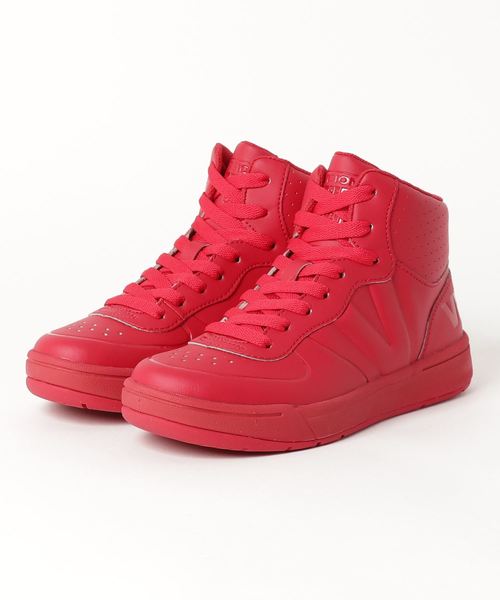 VISION STREET WEAR(ヴィジョンストリートウェア)の「【VISION】ダンスシューズ / ハイカットスニーカーVENTURA(スニーカー・メンズ・ホワイト/ブラック/シルバー/レッド・MEDIUM/LARGE/X-LARGE/XX-LARGE/SMALL/X-SMALL)」の3枚目の写真