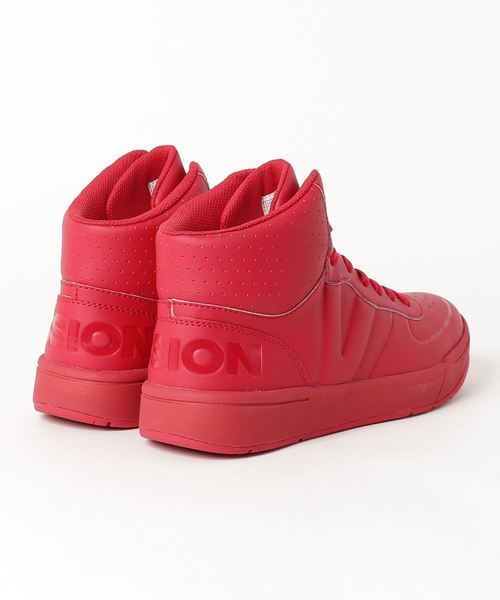 VISION STREET WEAR(ヴィジョンストリートウェア)の「【VISION】ダンスシューズ / ハイカットスニーカーVENTURA(スニーカー・メンズ・ホワイト/ブラック/シルバー/レッド・MEDIUM/LARGE/X-LARGE/XX-LARGE/SMALL/X-SMALL)」の7枚目の写真