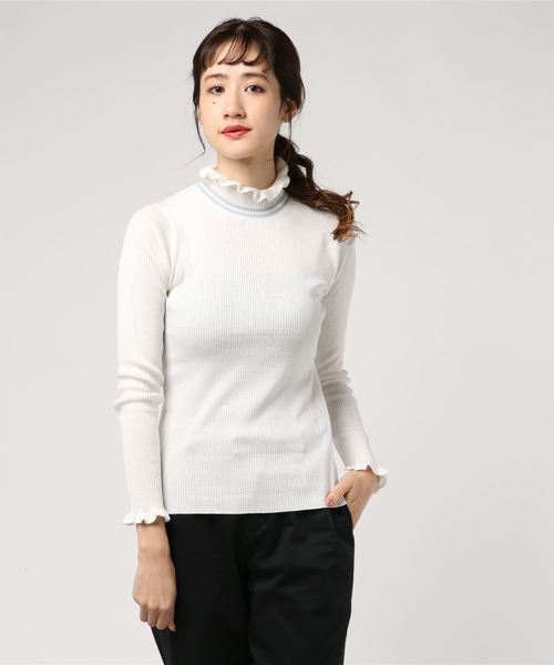 MILK（ミルク）の「ライン タートルニット（ニット/セーター）」 - WEAR