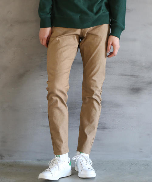 coen（コーエン）の「イージースリム(coen EASY SLIM）2019SS)（その他パンツ・メンズ・ベージュ/Brick /コバルトブルー/レッド/オリーブ/ブラック/ナチュラル・LARGE/MEDIUM/SMALL/X-LARGE）」の3枚目の写真