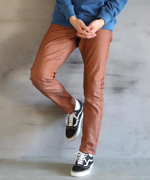 coen（コーエン）の「イージースリム(coen EASY SLIM）2019SS)（その他パンツ・メンズ・ベージュ/Brick /コバルトブルー/レッド/オリーブ/ブラック/ナチュラル・LARGE/MEDIUM/SMALL/X-LARGE）」の7枚目の写真