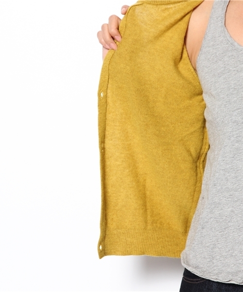 BEAUTY&YOUTH UNITED ARROWS（ビューティーアンドユースユナイテッドアローズ）の「BYBC パラダイスカーディガン　◆（カーディガン/ボレロ・レディース・ブラック/モカ/レッド/ロイヤルブルー/マスタード・フリー）」の14枚目の写真