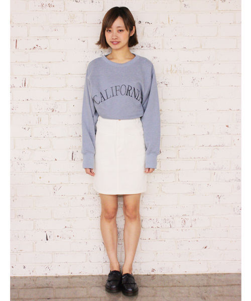 Kastane（カスタネ）の「【Kastane】H.Wヨークスカート（スカート・レディース・グリーン/ホワイト/ブルー/ライトブルー/パープル/インディゴブルー・X-SMALL/SMALL/MEDIUM/LARGE）」の3枚目の写真