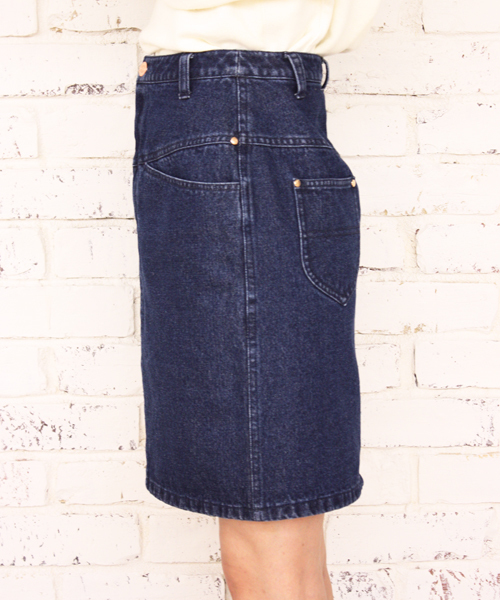 Kastane（カスタネ）の「【Kastane】H.Wヨークスカート（スカート・レディース・グリーン/ホワイト/ブルー/ライトブルー/パープル/インディゴブルー・X-SMALL/SMALL/MEDIUM/LARGE）」の8枚目の写真