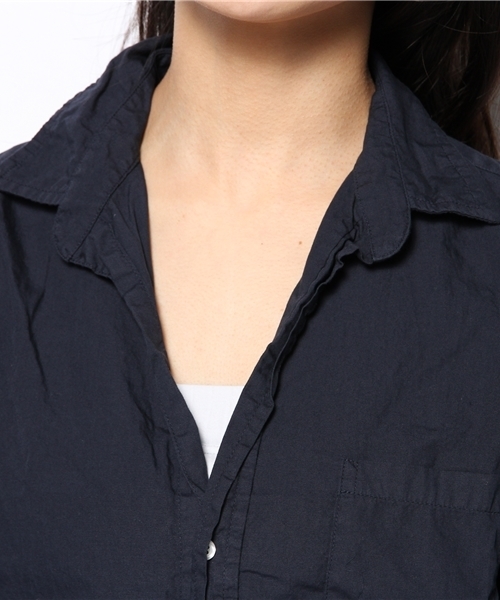 The SAZABY LEAGUE SELECT(ザサザビーリーグセレクト)の「Frank&Eileen BARRY/ITALIAN POPLIN(シャツ/ブラウス・レディース・グリーン/イエロー系その他/オレンジ系その他/ネイビー/ライトブルー/パープル系その他/グリーン系その他・MEDIUM/SMALL/X-SMALL/XX-SMALL)」の14枚目の写真
